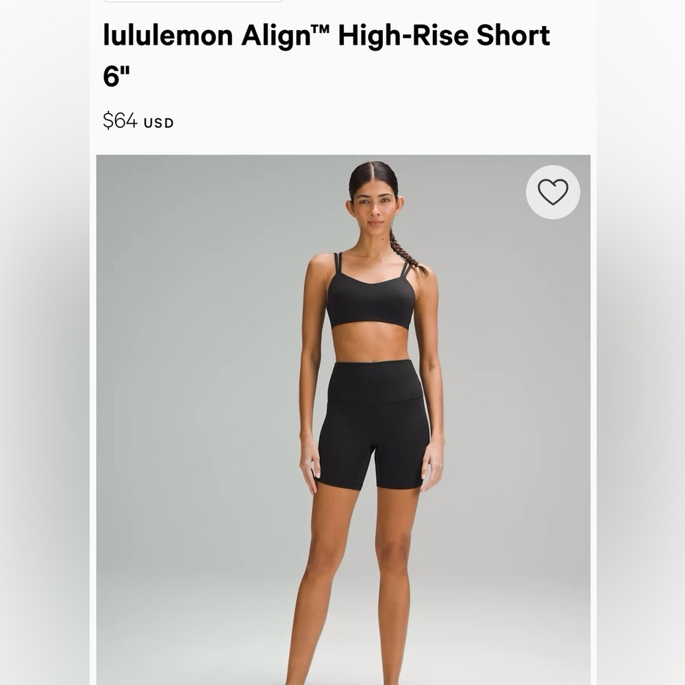 Lululemon lululemon Align™ High-Rise Short size 6